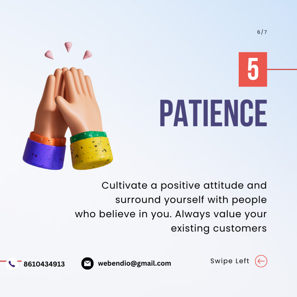 5. Patience Pays Off: Stay Committed to Success: